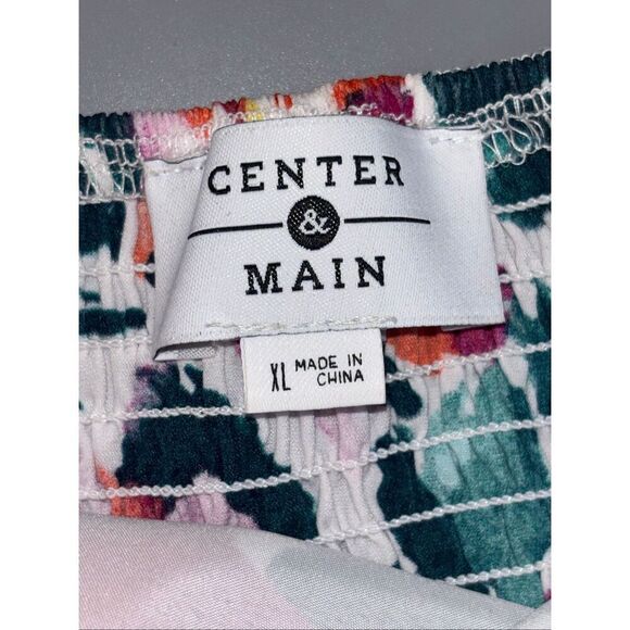 Center & main stroll in the park floral maxi dress size xl smocked balloon sleev - Picture 7 of 15